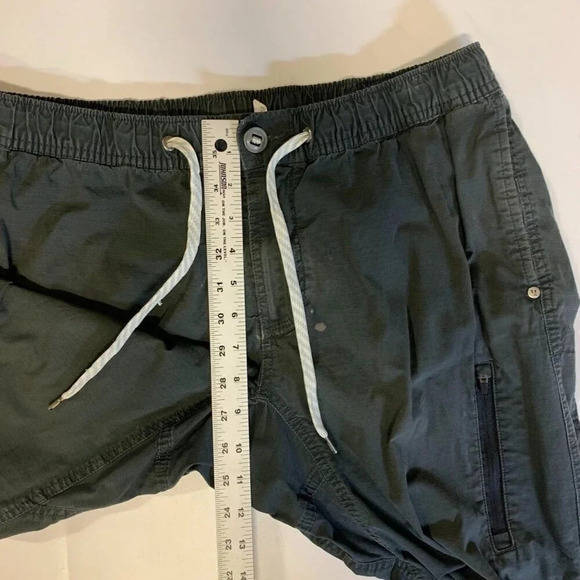 Vuori Men's Ripstop Pant DuraTerra Elastic Waist Front Tie Pants Size XL - Picture 11 of 12